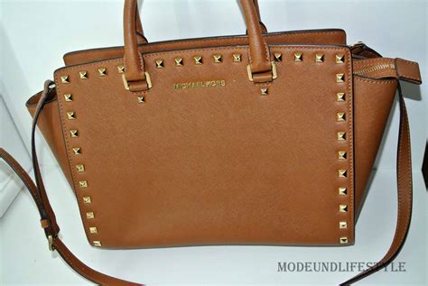 michael kors tasche leder braun|Designer.